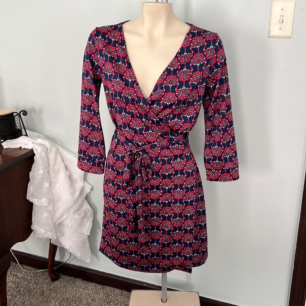 Escapada Living belted wrap dress